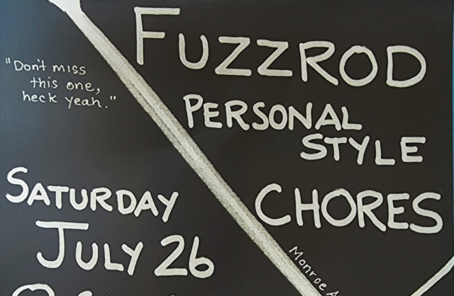 Fuzzrod, Personal Style, Chores