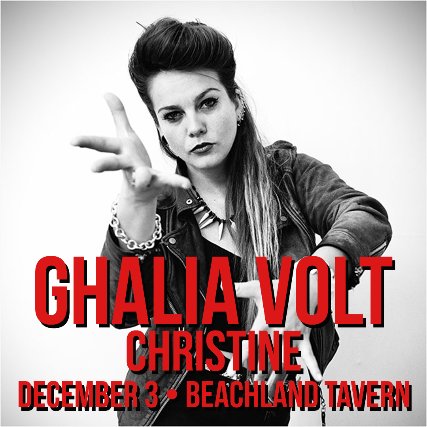 Ghalia Volt, CHRISTINE at Beachland Tavern – Cleveland, OH