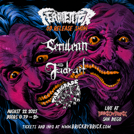 Fermentor CD Release Show with special guests at Brick by Brick at Brick By Brick – San Diego, CA
