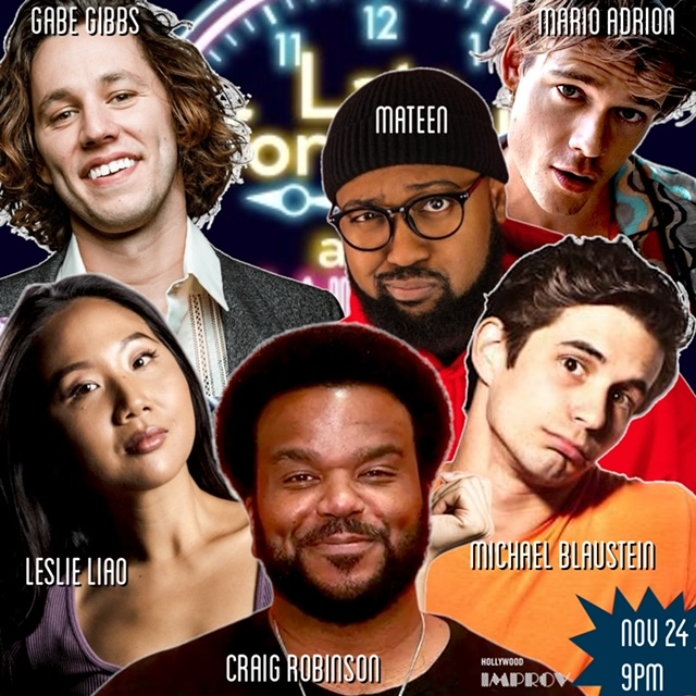 Late for Work! ft. Michael Blaustein, Craig Robinson, Leslie Liao, Gabe Gibbs, Mario Adrion, Mateen Stewart, and more TBA!