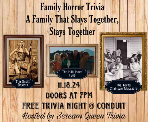 Scream Queen Trivia Presents: Horror Trivia at Conduit at Conduit – Winter Park, FL