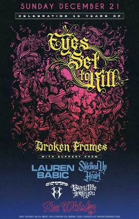 Eyes Set To Kill, Lauren Babic, Stitched Up Heart, Xanon, Bury Me With You