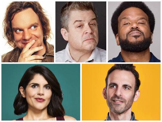 Tonight at the Improv ft. Craig Robinson, Patton Oswalt, Pete Lee, Brian Monarch, Justine Marino and very special guests!