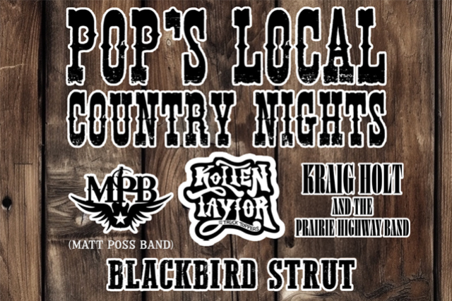 Pop’s Local Country Nights at Pop’s Concert Venue – Sauget, IL
