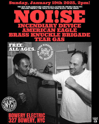 “BACK TO THE NYHC ROOTS” Music Series at The Bowery Electric – New York, NY