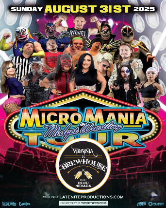 Micro Mania Midget Wrestling at Virginia Street Brewhouse – Reno, NV