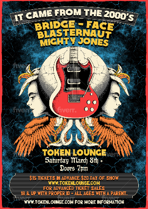 OVERLOADED, Face, BLASTERNAUT, MIGHTY JONES at The Token Lounge – Westland, MI