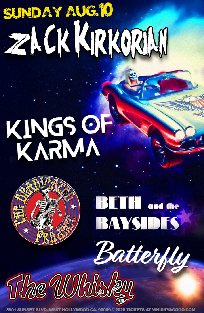 Zack Kirkorian , Deadicated Project (Grateful Dead Tribute), Kings Of Karma , Beth and the Baysides, Batterfly