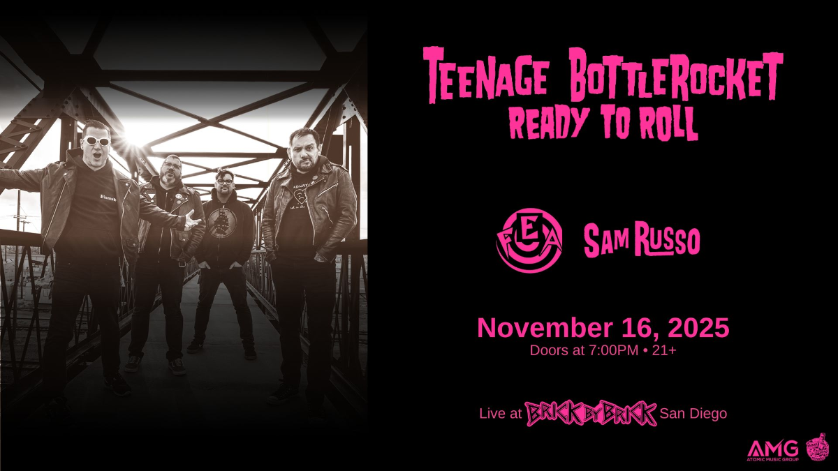 Teenage Bottlerocket with special guests at Brick by Brick