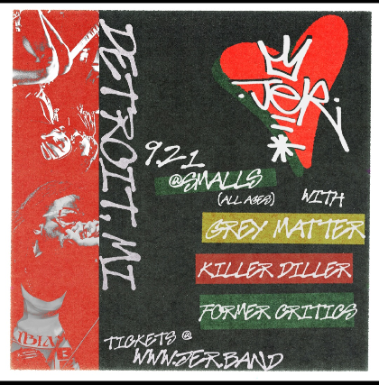 JER wsg Grey Matter, Killer Diller, and Former Critics