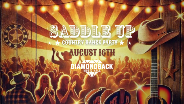 Saddle Up Country Dance Party! at Diamondback Music Hall – Belleville, MI