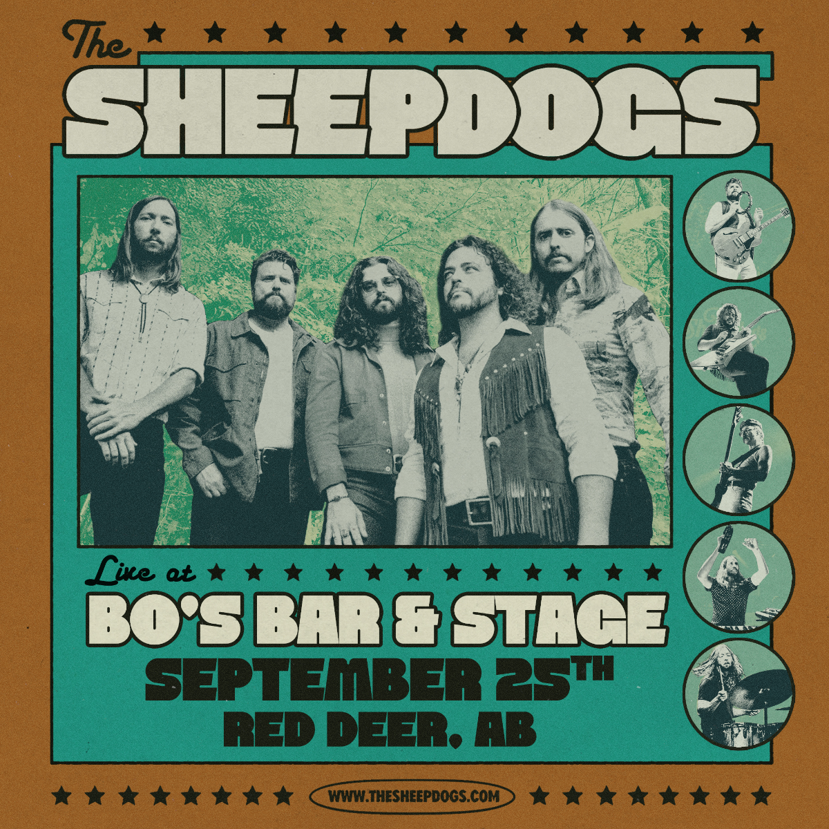 THE SHEEPDOGS I BO'S BAR & STAGE