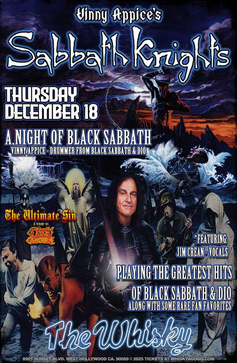 Vinny Appice's Sabbath Knights, Crenshaw, SugarFix, Ultimate Sin (Ozzy Tribute), Engineered Society Project, Hollywood Xambiez, Deadicated Project (Grateful Dead Tribute)