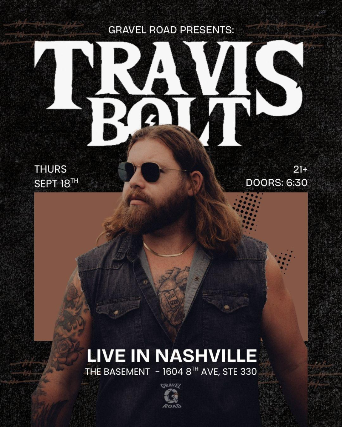 Travis Bolt at The Basement – Nashville, TN