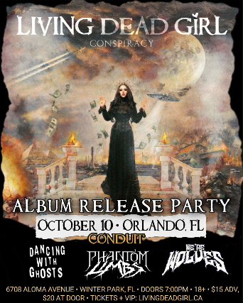 Living Dead Girl's Album Release Party w/ Dancing with Ghosts, Phantom Limbs, and We're Wolves