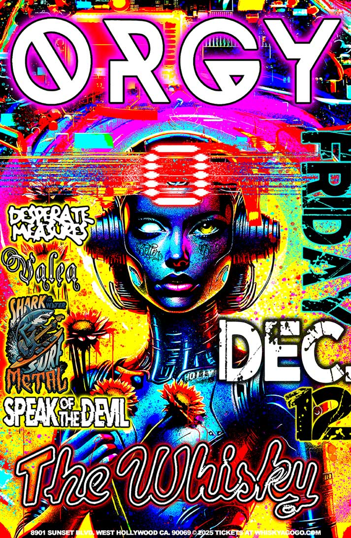 Orgy, Dead Girls Corp, Desperate Measures, Valea, Shark in the Water, Marintha, Speak of the Devil