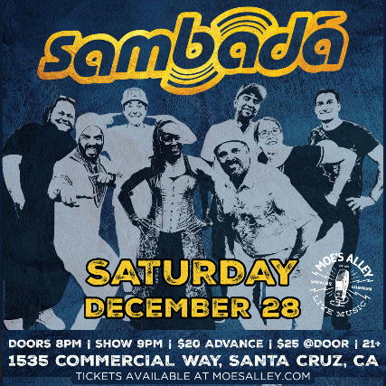 SambaDá at Moe’s Alley – Santa Cruz, CA