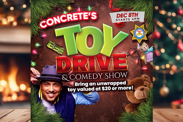 Concrete Toy Drive & Comedy Show | SECOND SHOW presales in Bellflower
