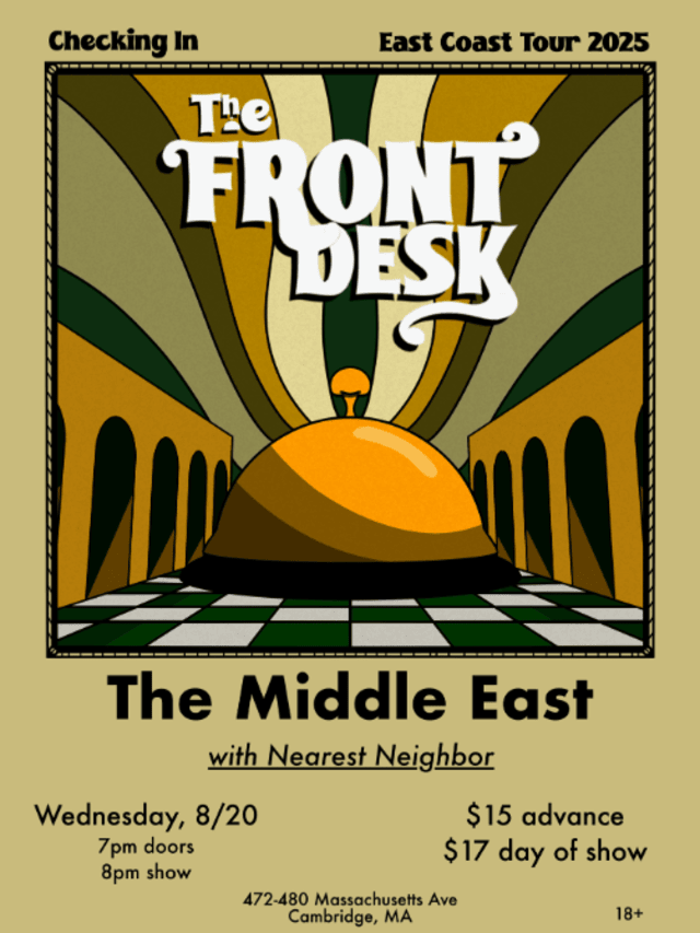 The Front Desk, Nearest Neighbor | Event Image
