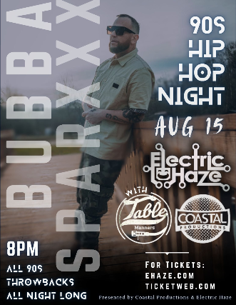 90s Throwback Hip Hop Party feat. BUBBA SPARXXX Performing Live at The Haze