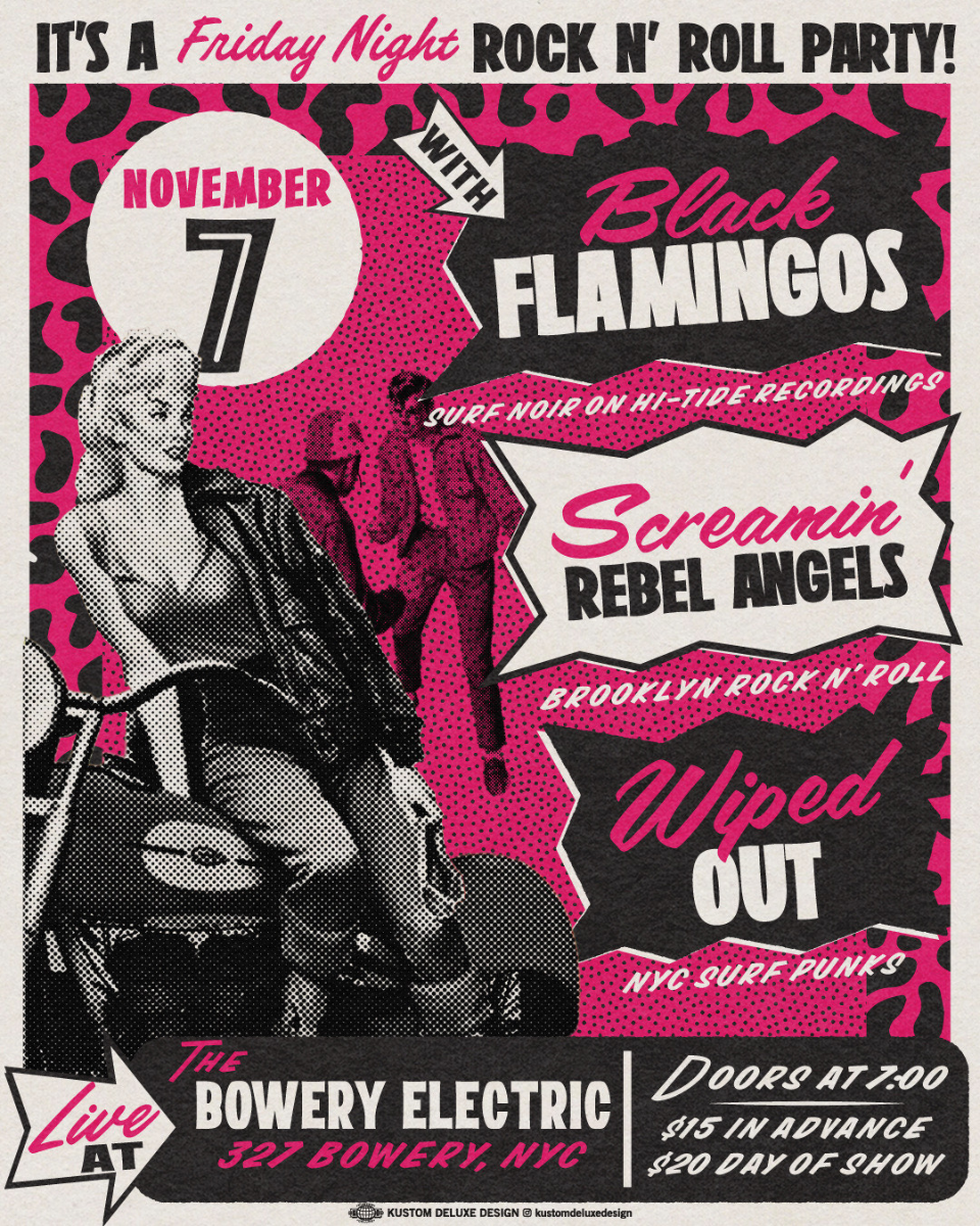 Black Flamingos| Wiped Out • Screamin Rebel Angels