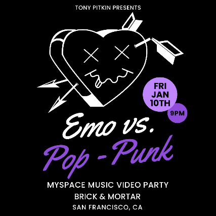 Emo vs Pop-Punk at Brick and Mortar Music Hall – San Francisco, CA