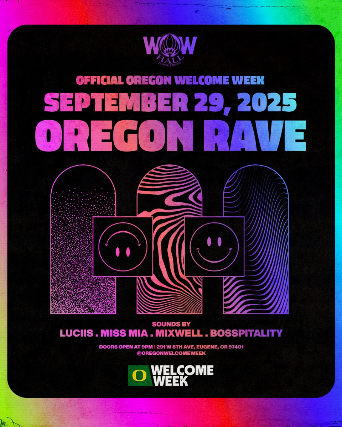 Oregon Welcome Week Rave