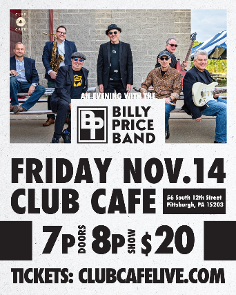 Club Cafe Presents: An Evening with The Billy Price Band