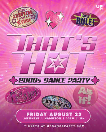 That’s Hot: 2000s Dance Party at Absinthe – Aug 22 2025 at Club Absinthe – Hamilton, Canada
