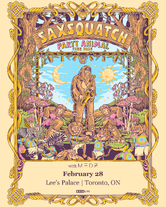 SAXSQUATCH with Special Guests at Lee’s Palace – Toronto, Canada