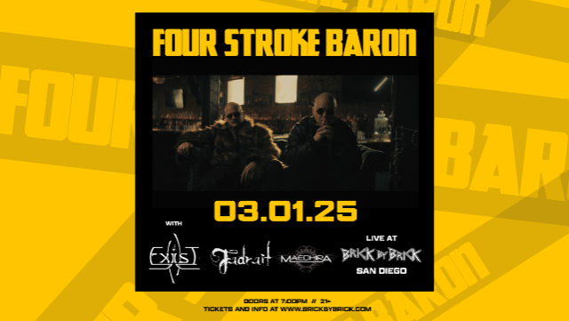 Four Stroke Baron with special guests at Brick by Brick at Brick By Brick – San Diego, CA