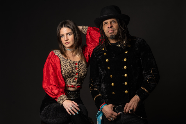 SGT. SPLENDOR (Kate Vargas & Eric McFadden) with Ty Curtis