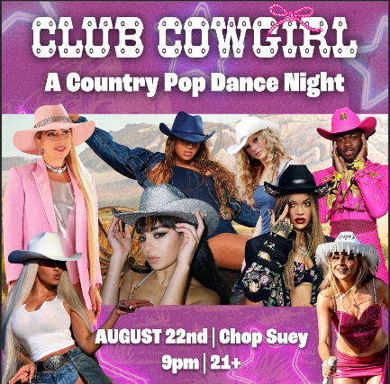 CLUB COWGIRL: A Country Pop Dance Night