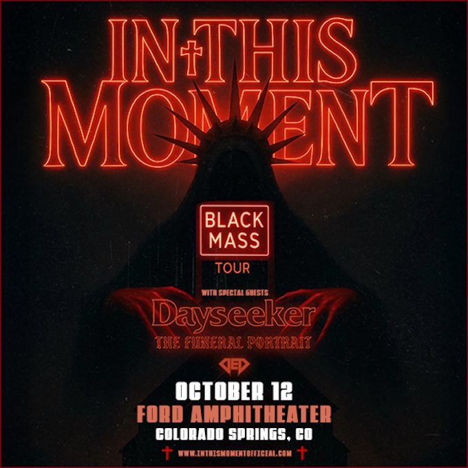 Featured Image - In This Moment w/ Dayseeker, The Funeral Portrait & Ded @ Ford Ampitheater - 12