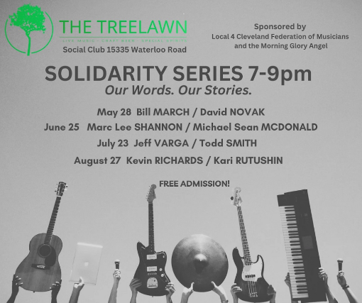 Kevin Richards and Kari Rutushin: The Solidarity Series at Treelawn Social Club – Cleveland, OH