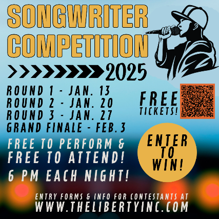 Songwriter Competition 2025 at The Liberty – Roswell, NM