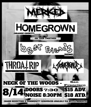 Merked/ Homegrown/ Best Friends/ Throat Rip/ Skin Graft