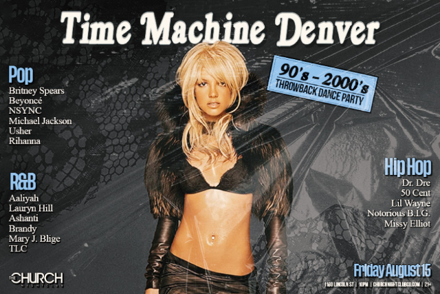 Time Machine Denver: 90s-2000s Throwback Dance Party