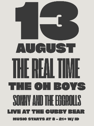 The Real Time w/ The Oh Boys, Sonny and The Eggrolls