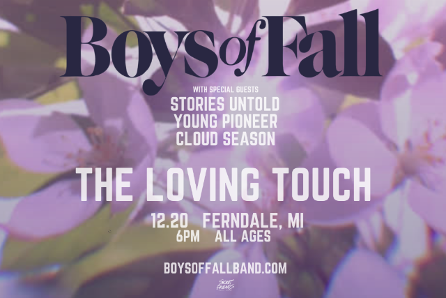 Presale codes for boys of fall: members use these when buying pre-sale tickets