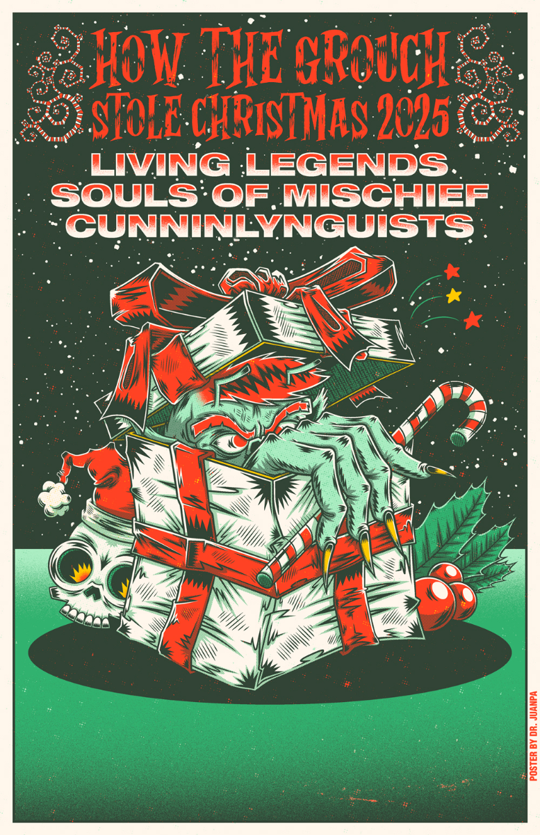 HOW THE GROUCH STOLE CHRISTMAS w/ Living Legends, Souls of Mischief, Cunninlyngui...
