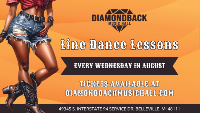 Line Dance Lessons at Diamondback Music Hall at Diamondback Music Hall – Belleville, MI