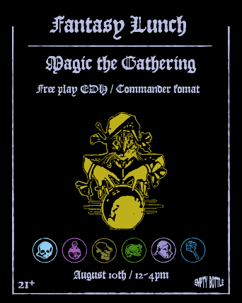 Fantasy Lunch – Magic The Gathering at Empty Bottle – Chicago, IL