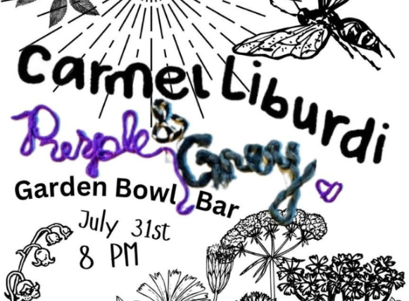 Carmel Liburdi with Purple & Gre at Garden Bowl Lounge – Detroit, MI