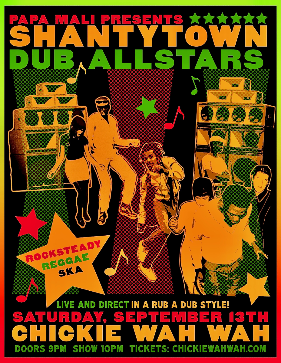 Papa Mali Presents: Shantytown Dub Allstars, dub, reggae & rockste...