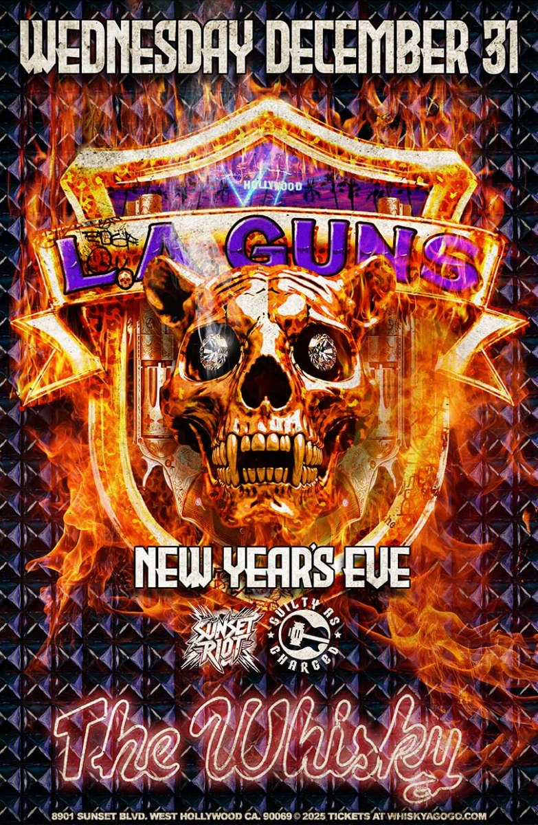 L.A. Guns, Sunset Riot, Guilty as Charged, Taz Taylor Band