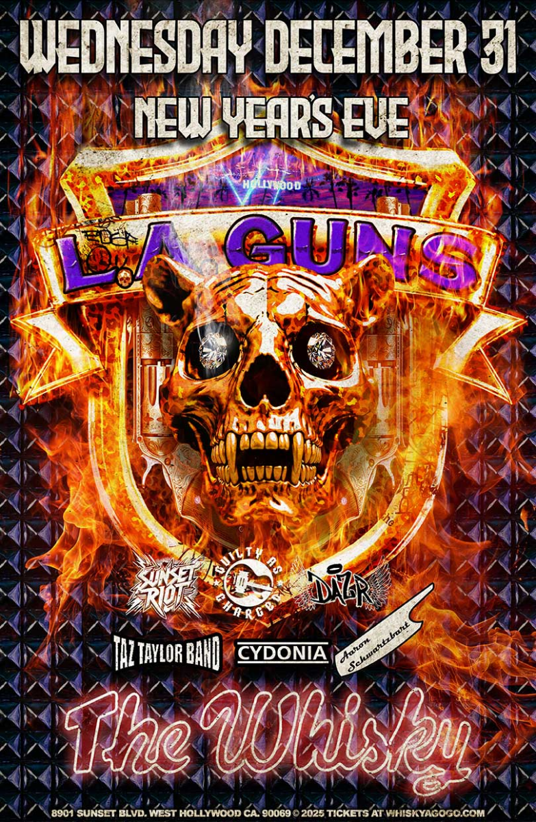 L.A. Guns, Sunset Riot, Guilty as Charged, Taz Taylor Band, Aaron Schwartzbart