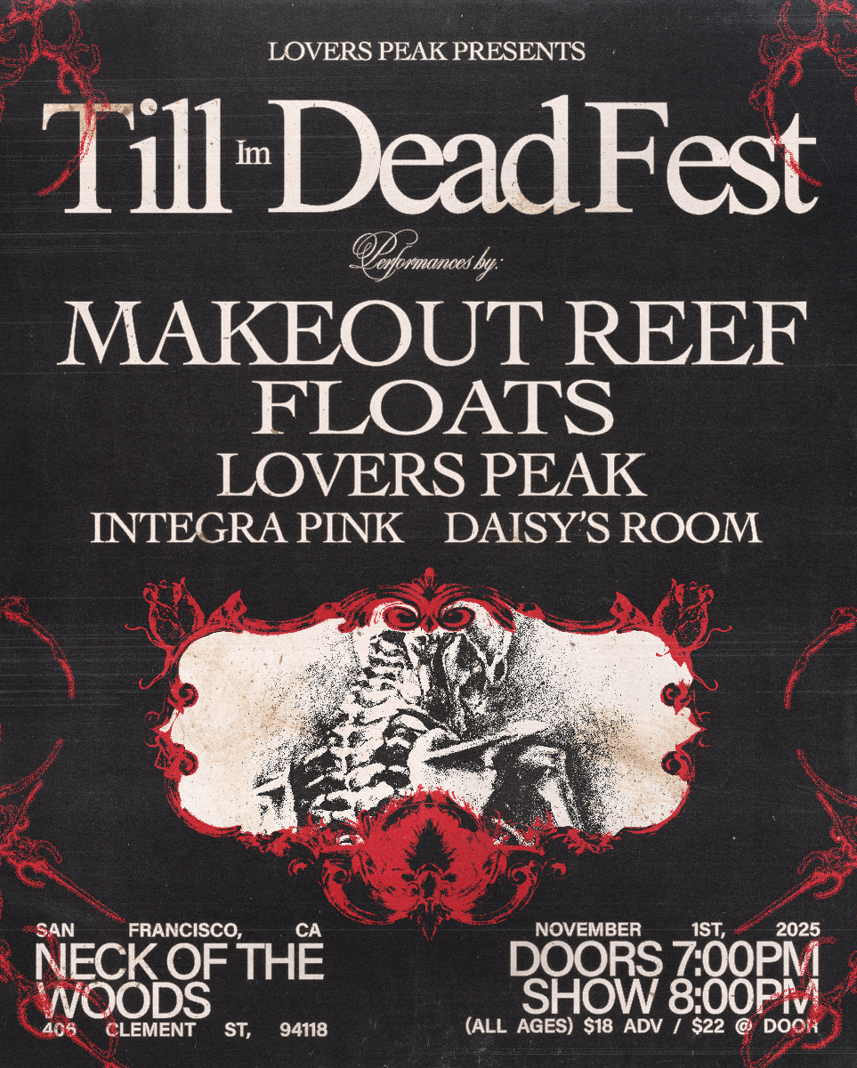 Makeout Reef/ Lovers Peak/ Integra Pink/ Daisy's Room