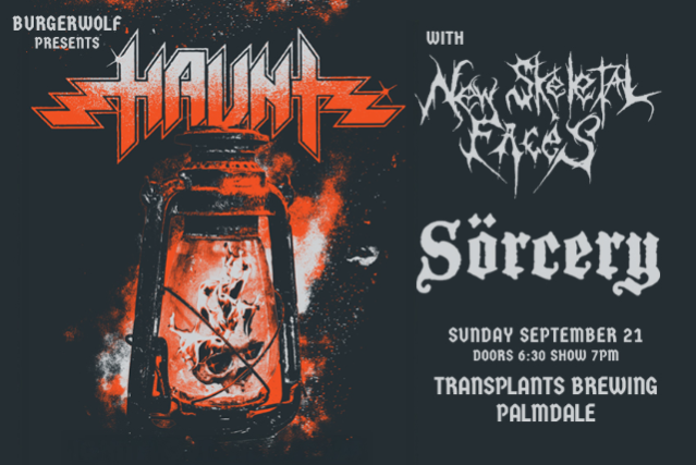 HAUNT WITH NEW SKELETAL FACES at Transplants Brewing Company – Palmdale, CA