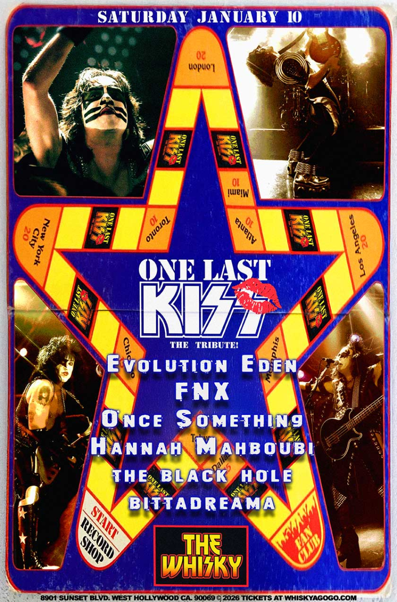 One Last Kiss - Kiss Tribute, Evolution Eden, Once Something